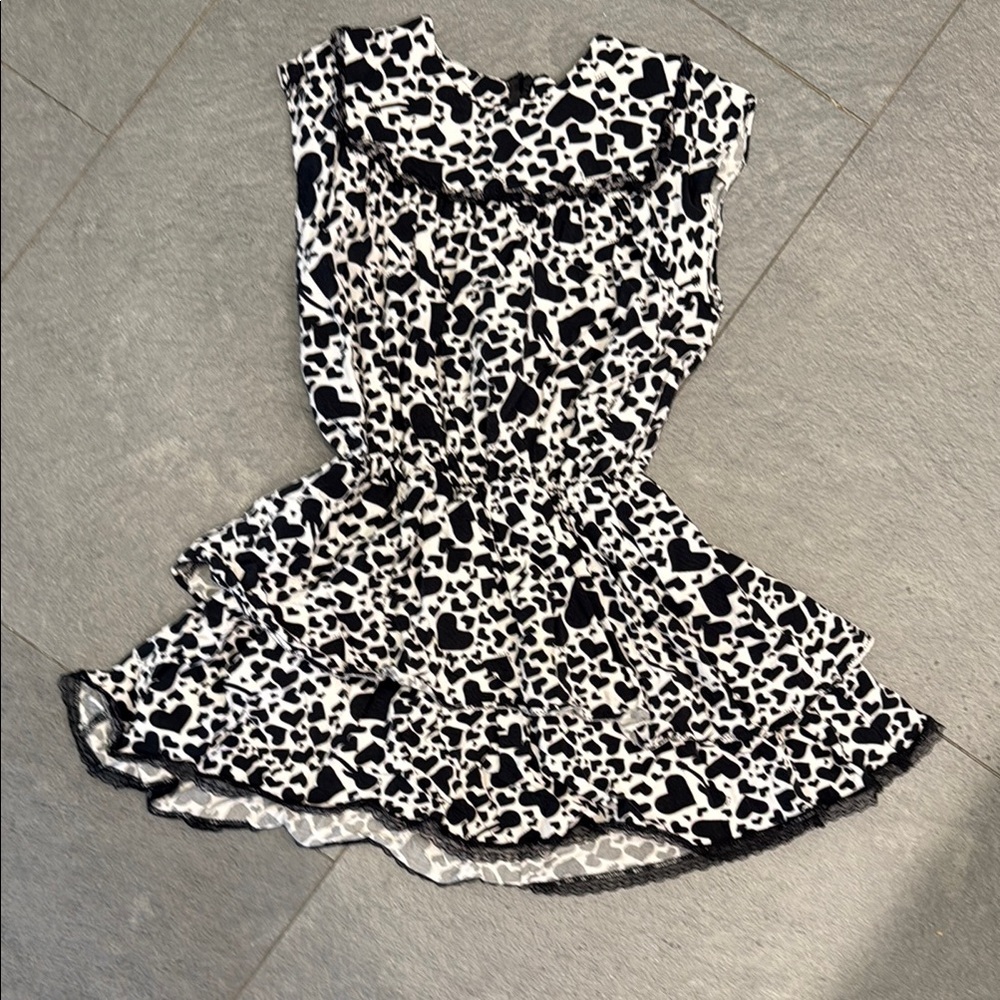 Zadig & Voltaire Black and White Sleeveless Dress